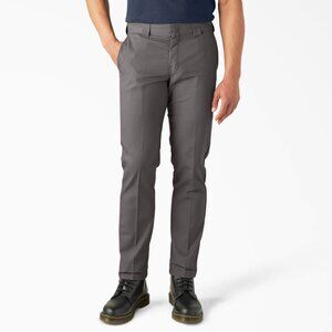 Dickies Slim Fit Tapered Leg Multi-Use Pocket Work Pants Gravel Grey W34/L32